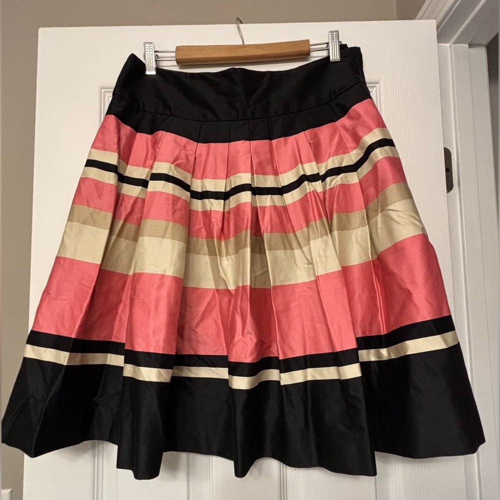 H&M Striped A-Line Skirt